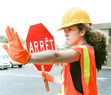 young worker french