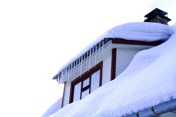 Snowy rooftop